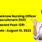 KGMU Nursing Officer